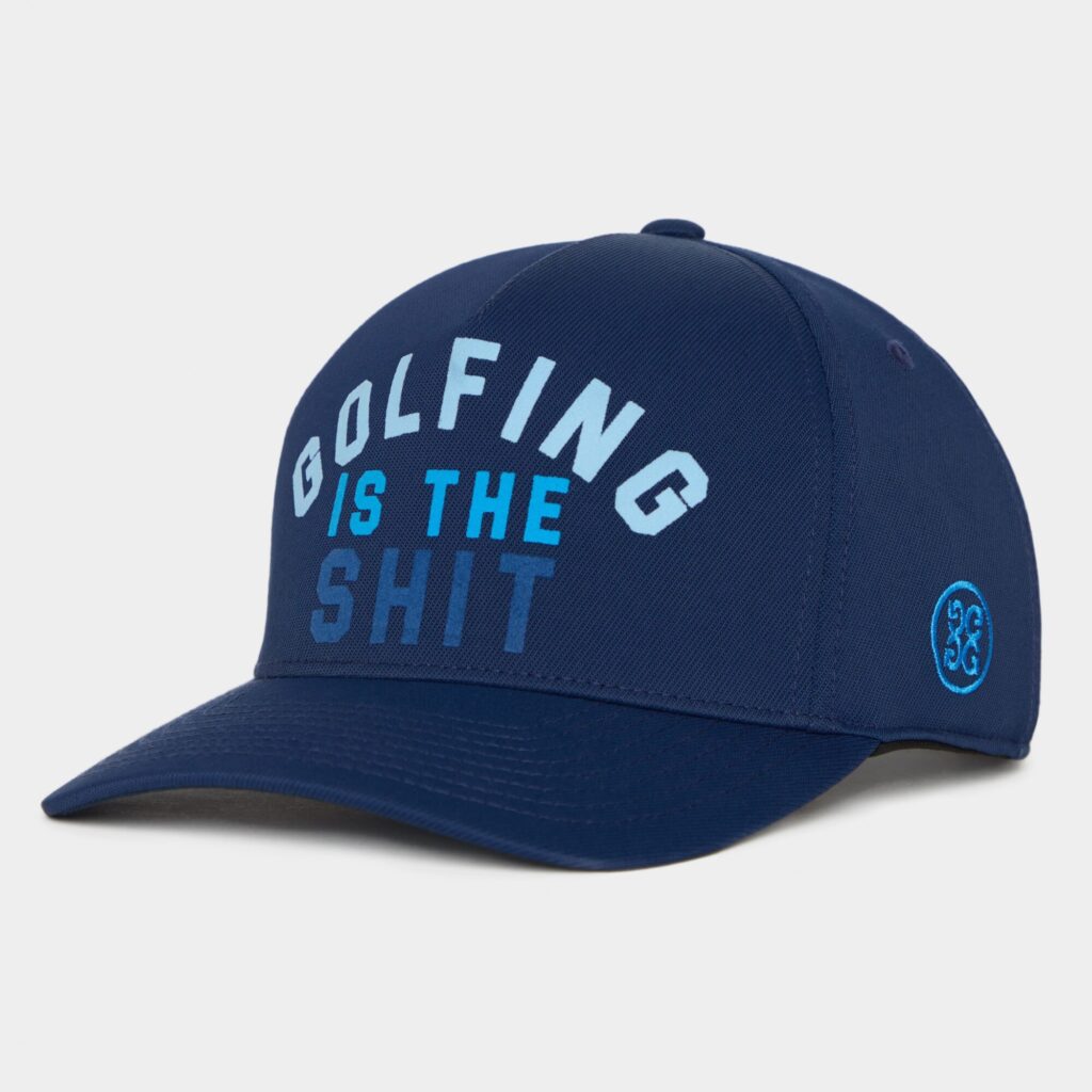 golfing is the shit stretch twill snapback hat