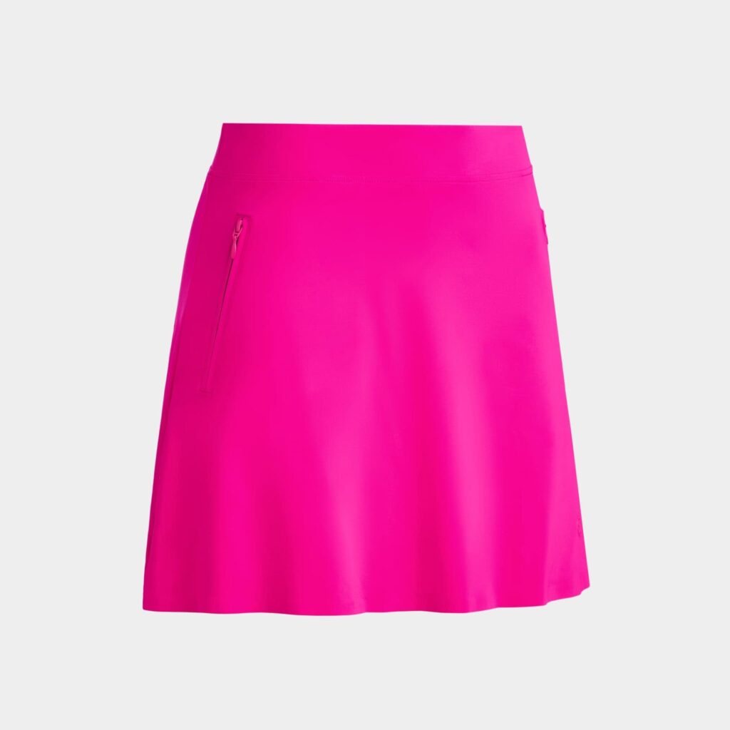 silky tech nylon a-line skort