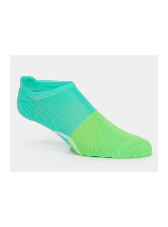 two tone nylon no show sock