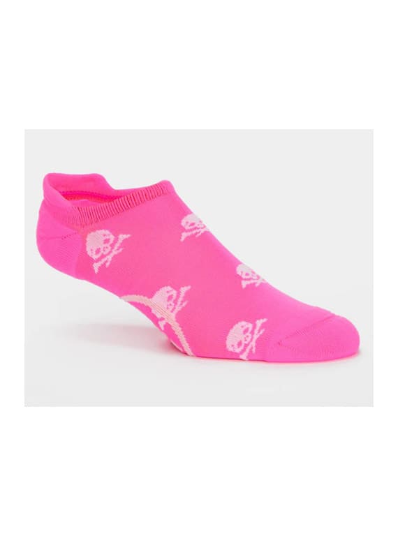 skull & t's nylon no show sock