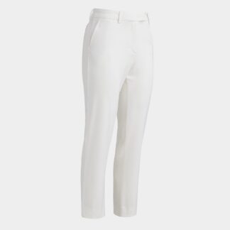 luxe 4-way stretch twill straight leg trouser