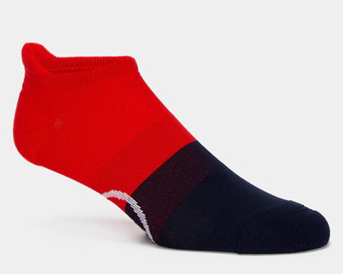 two tone compression low sock