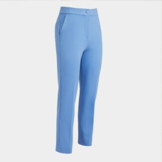 previous next double knit cigarette leg high rise stretch trouser