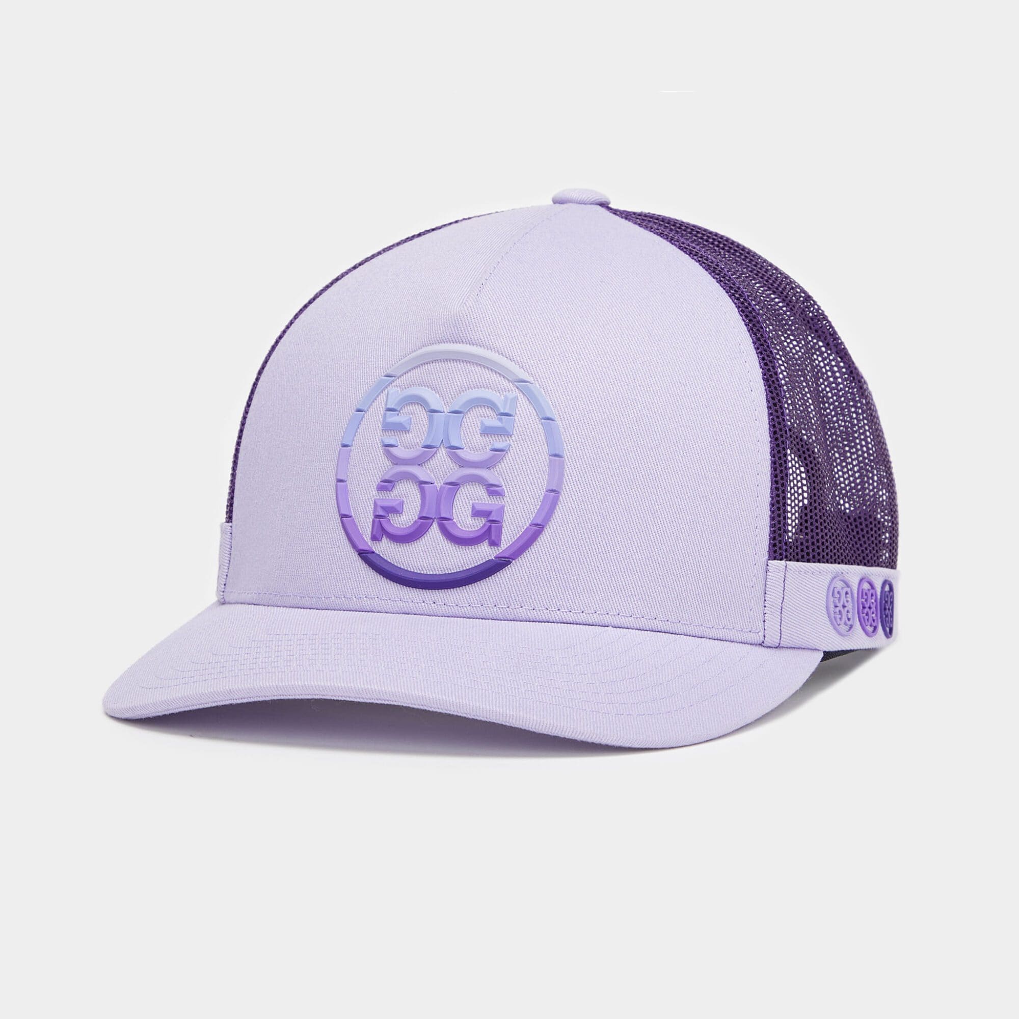 gradient circle g's cotton twill trucker hat