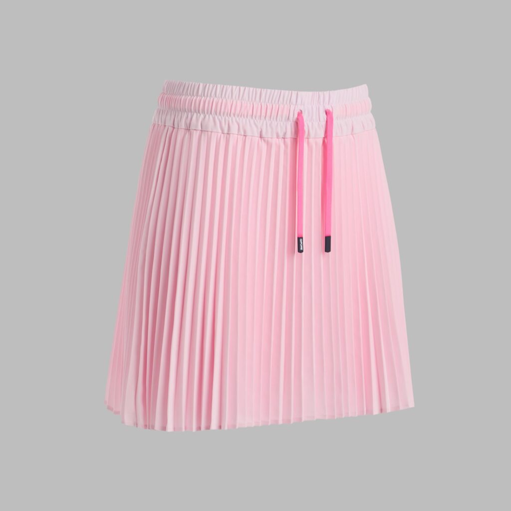 micro-pleat ops high waisted skort