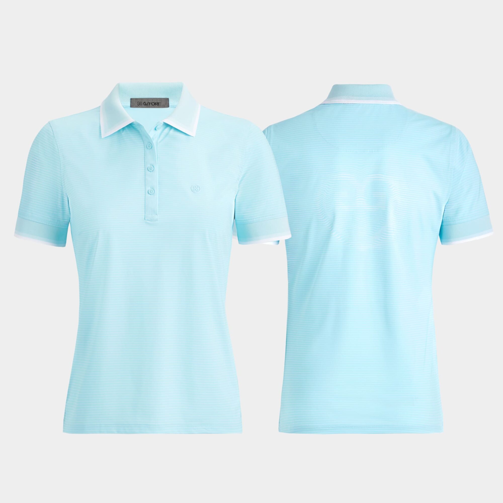 glitch heart g's silky tech nylon polo