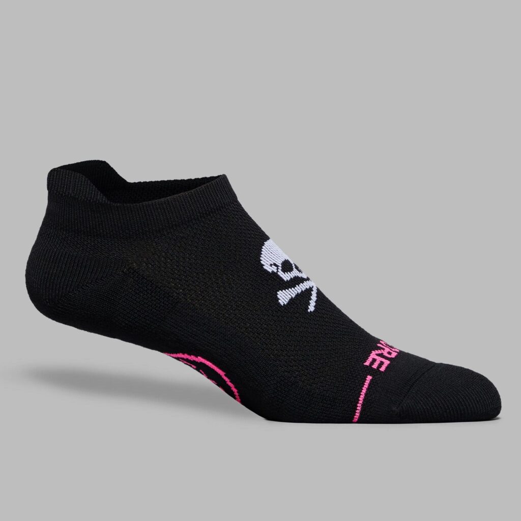 men's skull & tees fore play ankle sock