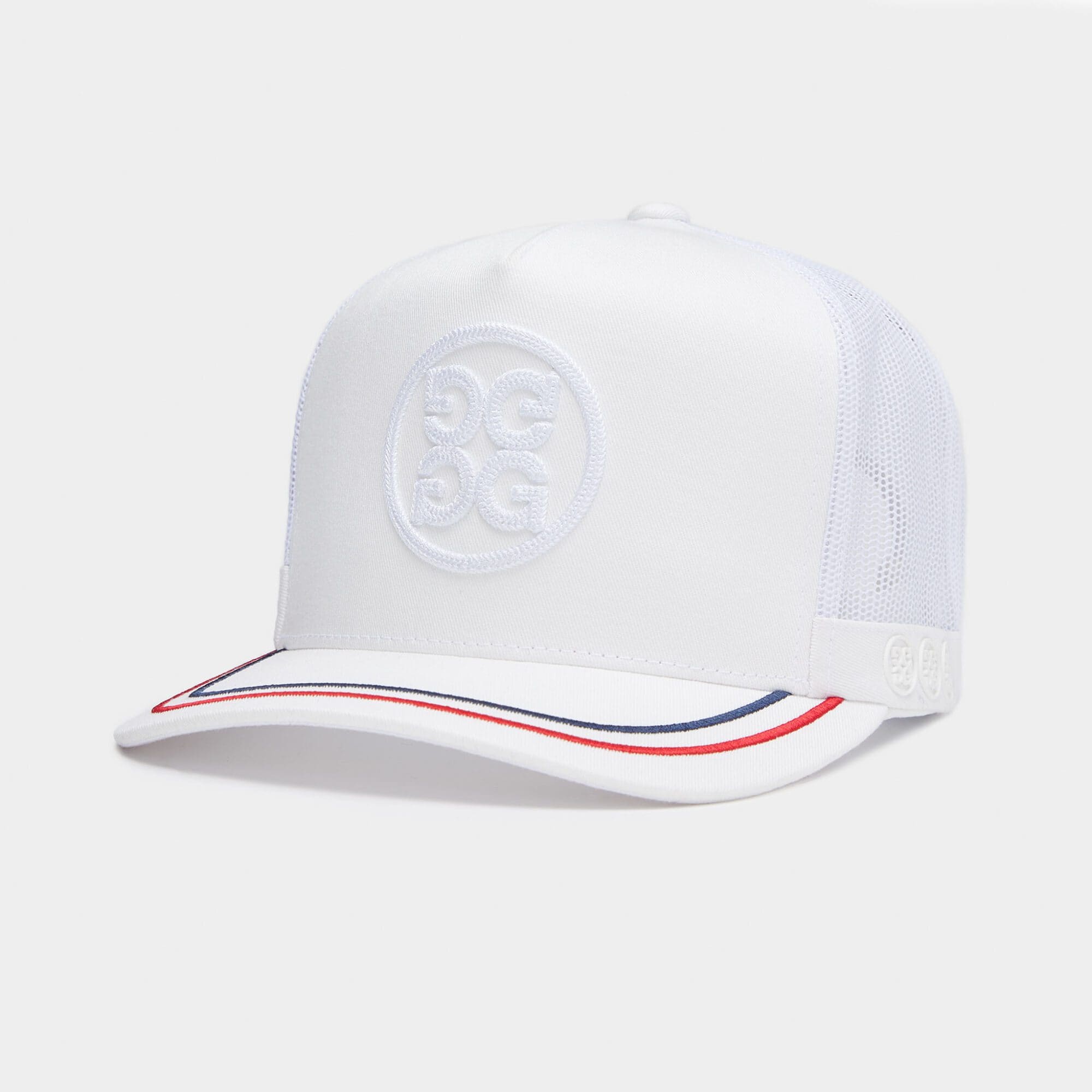 circle g's soutache cotton twill trucker hat