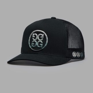 gradient circle g's cotton twill trucker hat