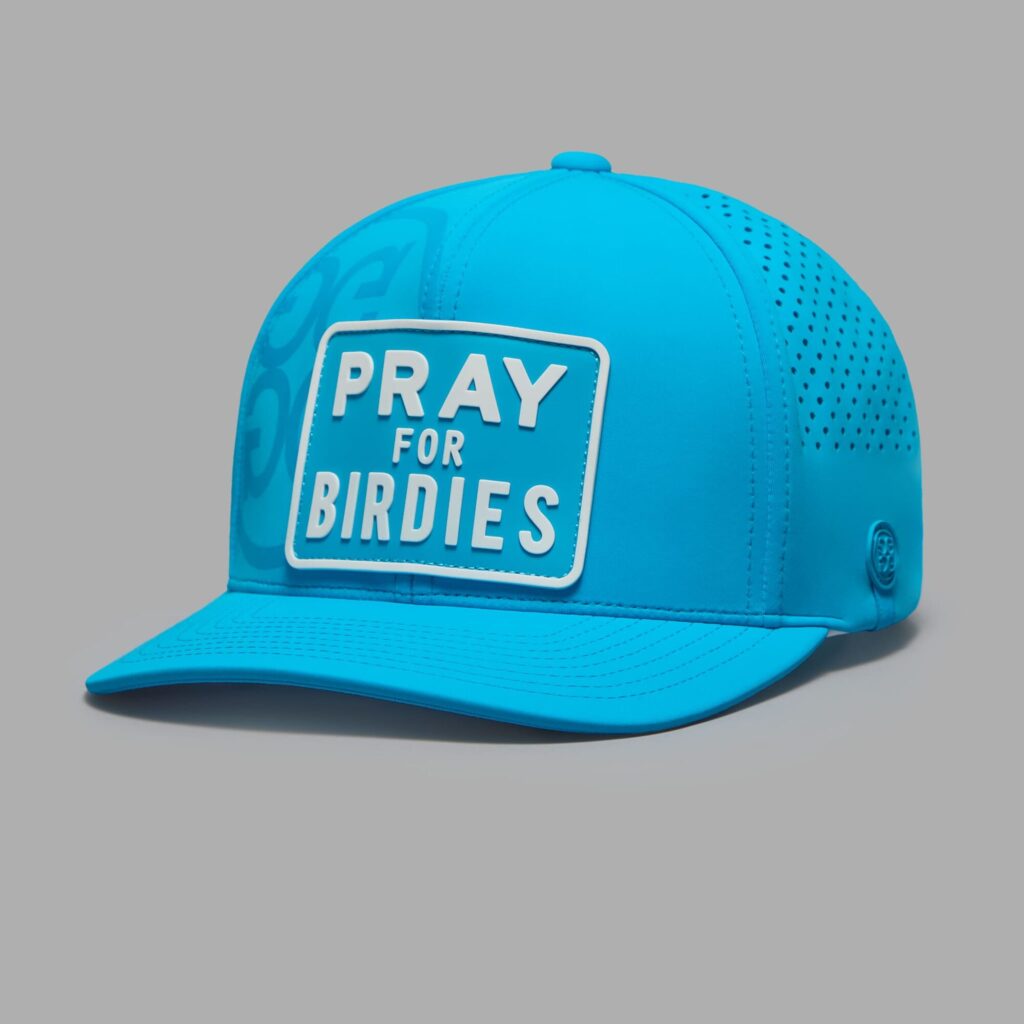 pray for birdies perforated delta hat