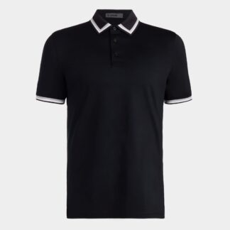 tux tech jersey banded sleeve polo