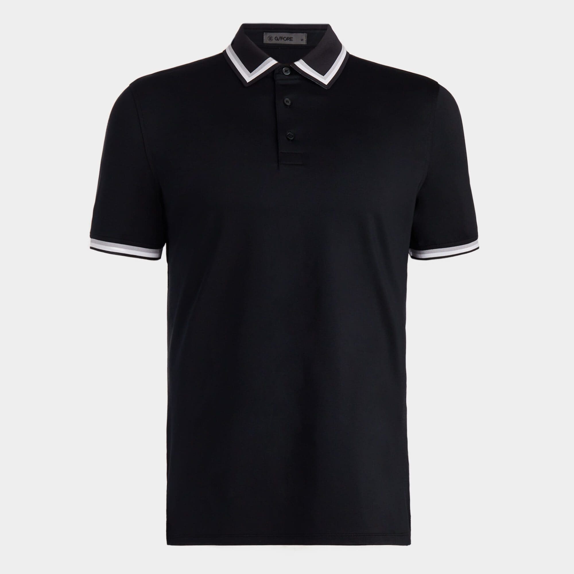 tux tech jersey banded sleeve polo