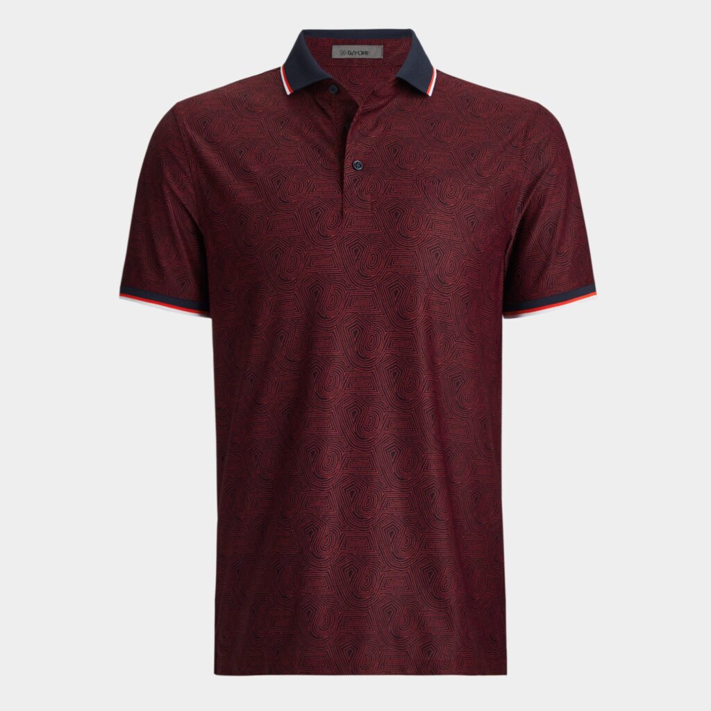 fingerprint tech piquê polo