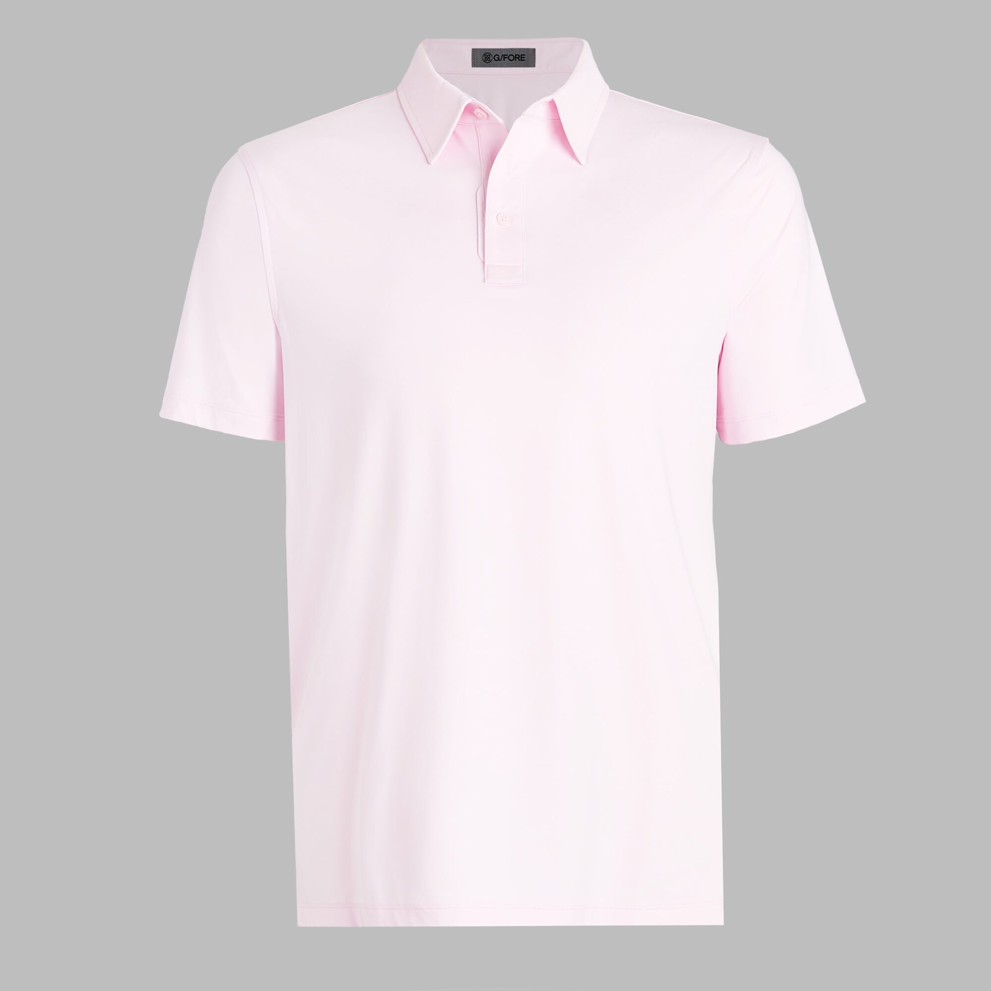 mélange ice nylon polo