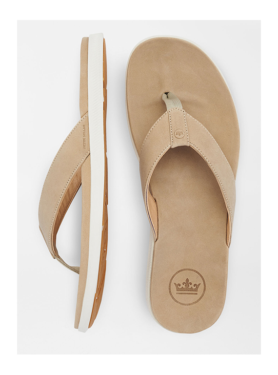 hyperlight slide nubuck flip flop