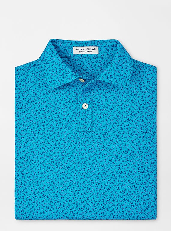 hammered youth performance jersey polo